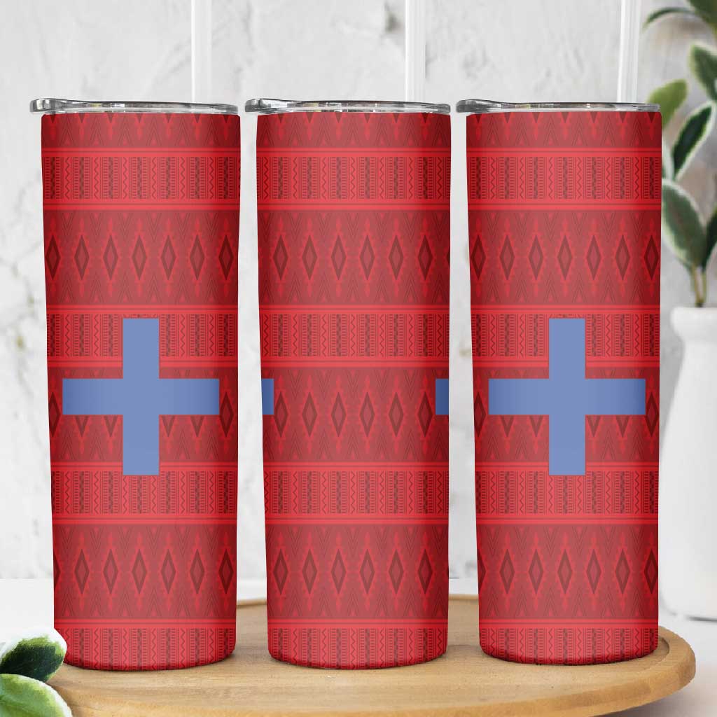 Kingdom of Ndongo Skinny Tumbler Utuminu ua Ngola