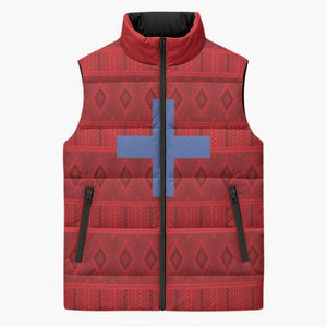Kingdom of Ndongo Sleeveless Puffer Jacket Utuminu ua Ngola