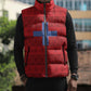 Kingdom of Ndongo Sleeveless Puffer Jacket Utuminu ua Ngola