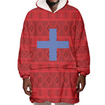 Kingdom of Ndongo Wearable Blanket Hoodie Utuminu ua Ngola