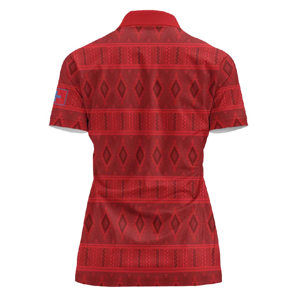 Kingdom of Ndongo Women Polo Shirt Utuminu ua Ngola