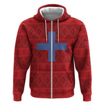 Kingdom of Ndongo Zip Hoodie Utuminu ua Ngola