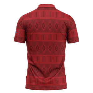 Kingdom of Ndongo Zipper Polo Shirt Utuminu ua Ngola