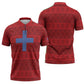 Kingdom of Ndongo Zipper Polo Shirt Utuminu ua Ngola