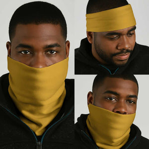 South Africa Rugby Neck Gaiter - Springboks Go Champions with Protea Pattern - African Pride