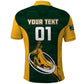 Custom South Africa Rugby Polo Shirt - Springboks Go Champions with Protea Pattern
