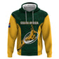Custom South Africa Rugby Zip Hoodie - Springboks Go Champions with Protea Pattern
