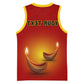 Personalized Diwali Festival Basketball Jersey with Diya and Paisley Pattern - African Pride