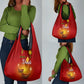 Diwali Festival Grocery Bag with Diya and Paisley Pattern