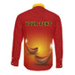 Personalized Diwali Festival Long Sleeve Button Shirt with Diya and Paisley Pattern