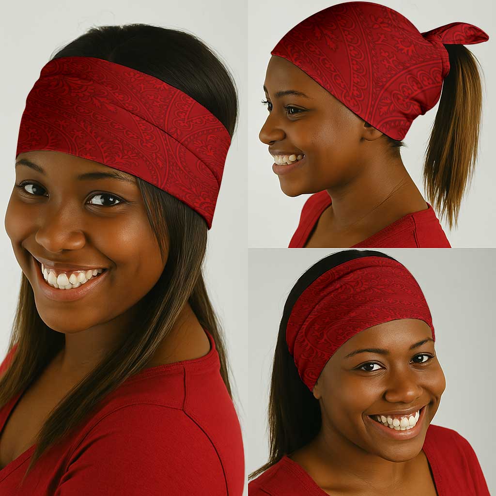 Diwali Festival Neck Gaiter with Diya and Paisley Pattern - African Pride