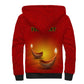 Personalized Diwali Festival Sherpa Hoodie with Diya and Paisley Pattern