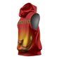 Personalized Diwali Festival Sleeveless Hoodie with Diya and Paisley Pattern - African Pride