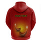 Personalized Diwali Festival Zip Hoodie with Diya and Paisley Pattern