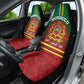 Morocco Proclamation Day Car Seat Cover with Marruecos Coat of Arms and Roses Pattern