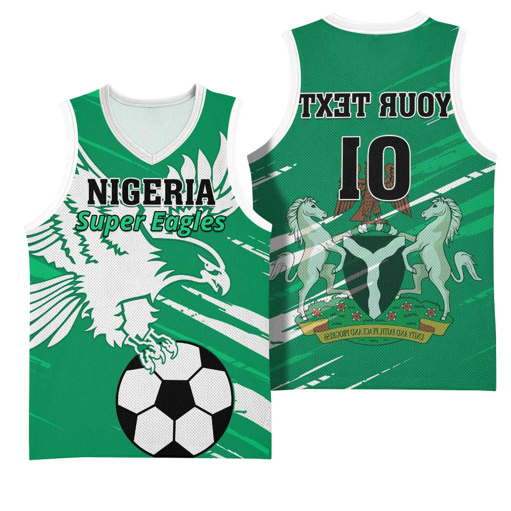 Nigeria Football Basketball Jersey - Victory for the Super Eagles - African Pride