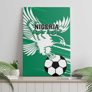 Nigeria Football Canvas Wall Art - Victory for the Super Eagles