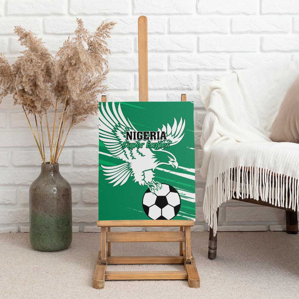 Nigeria Football Canvas Wall Art - Victory for the Super Eagles