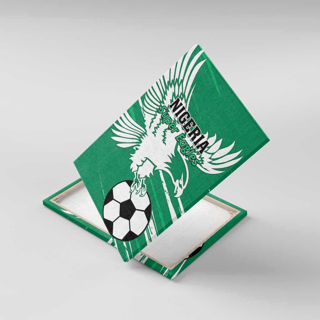 Nigeria Football Canvas Wall Art - Victory for the Super Eagles
