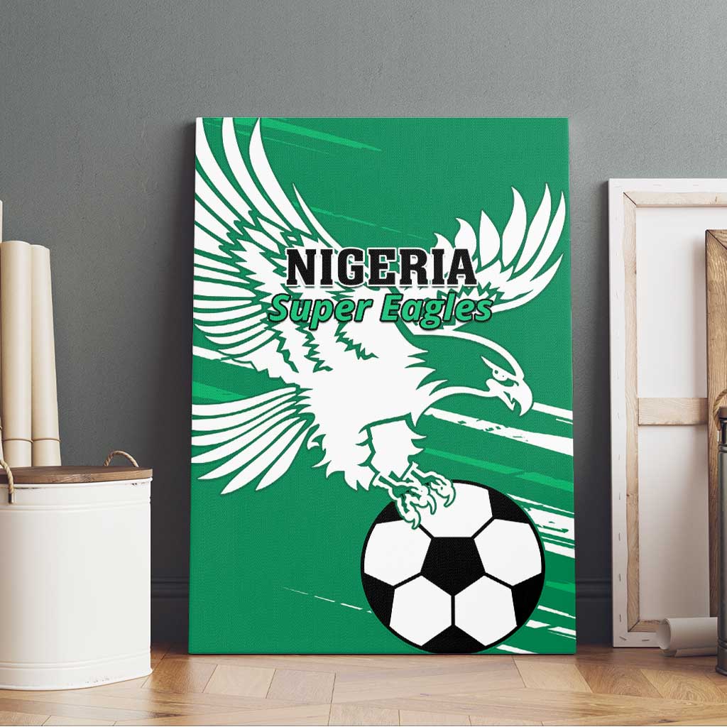 Nigeria Football Canvas Wall Art - Victory for the Super Eagles