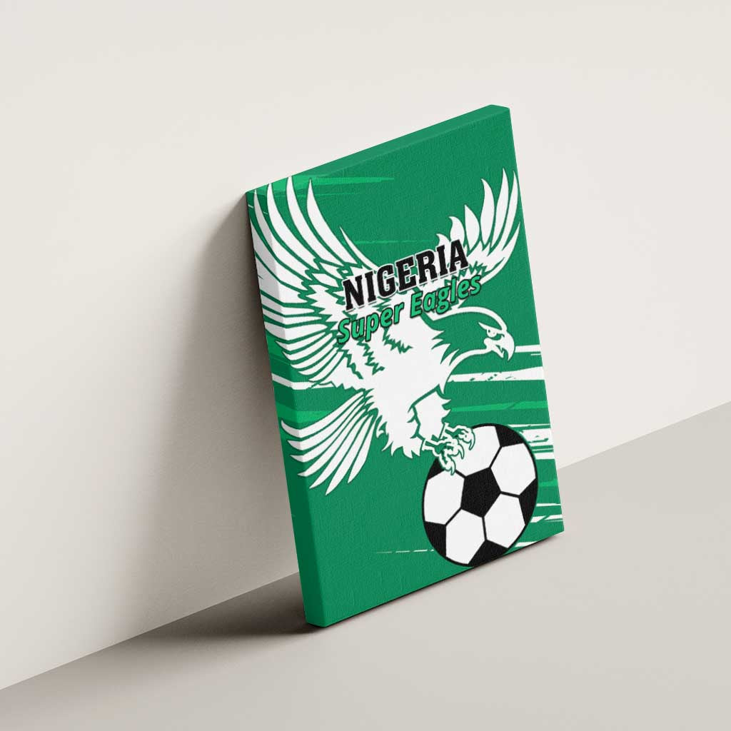Nigeria Football Canvas Wall Art - Victory for the Super Eagles