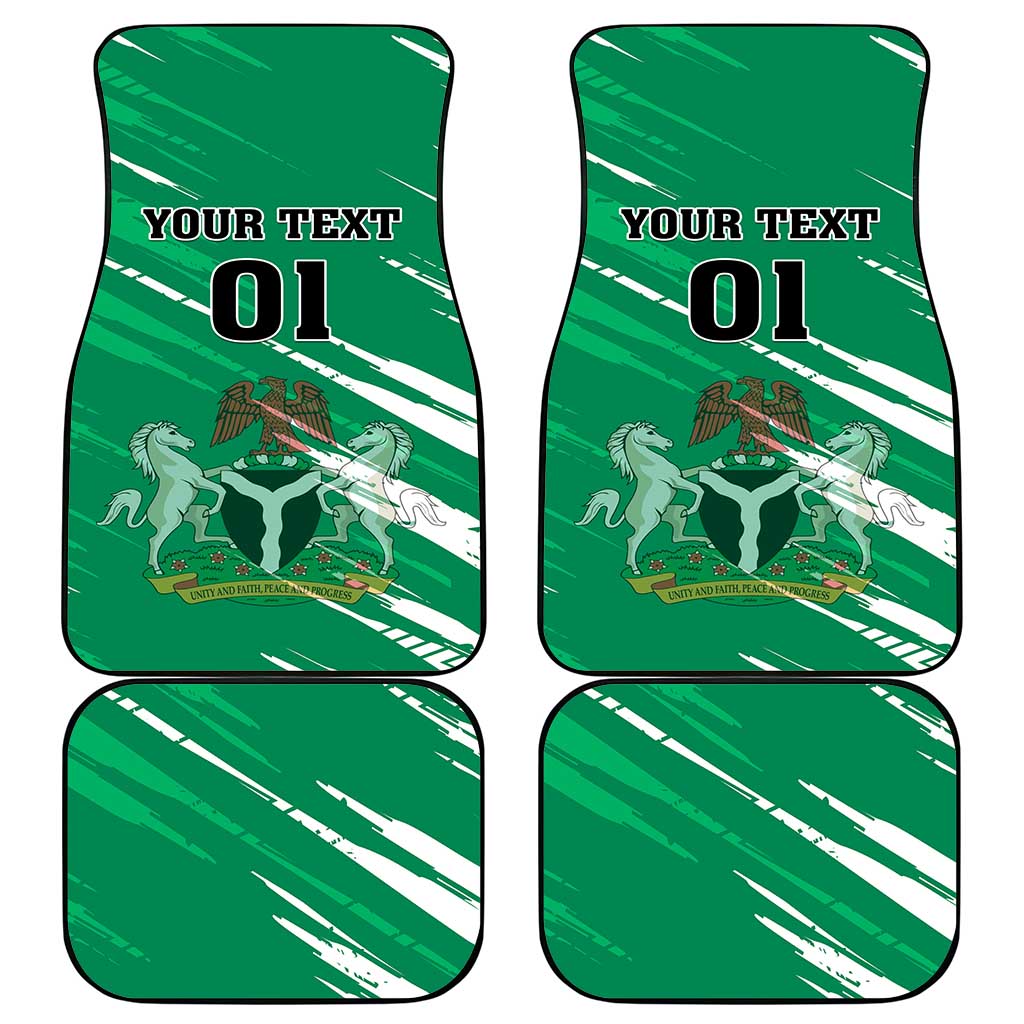 Nigeria Football Car Mats - Victory for the Super Eagles