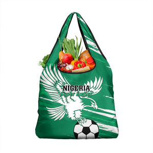 Nigeria Football Grocery Bag - Victory for the Super Eagles