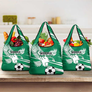 Nigeria Football Grocery Bag - Victory for the Super Eagles