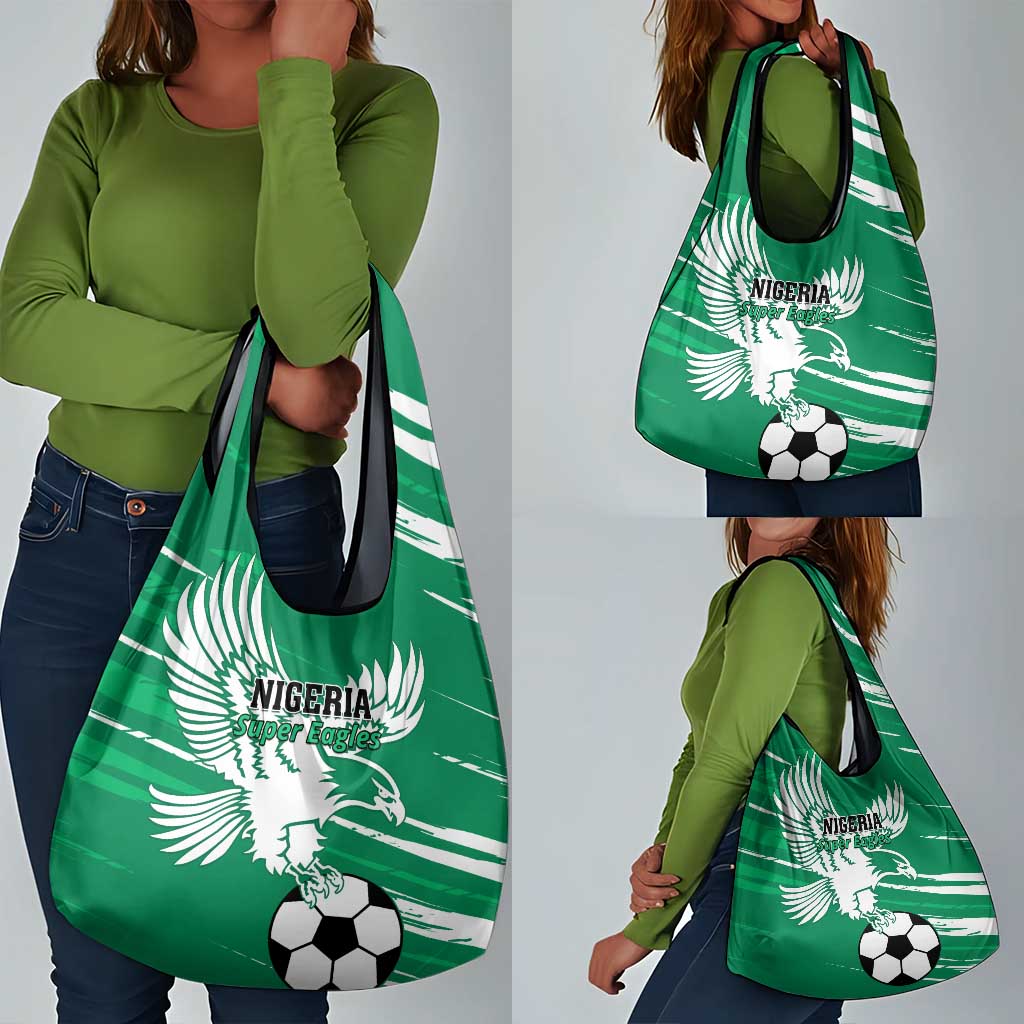 Nigeria Football Grocery Bag - Victory for the Super Eagles