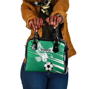 Nigeria Football Shoulder Handbag - Victory for the Super Eagles
