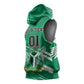 Nigeria Football Sleeveless Hoodie - Victory for the Super Eagles - African Pride