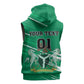 Nigeria Football Sleeveless Zip Hoodie - Victory for the Super Eagles - African Pride
