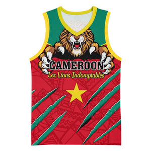 Support Les Lions Indomptables - Cameroon Football Basketball Jersey - African Pride