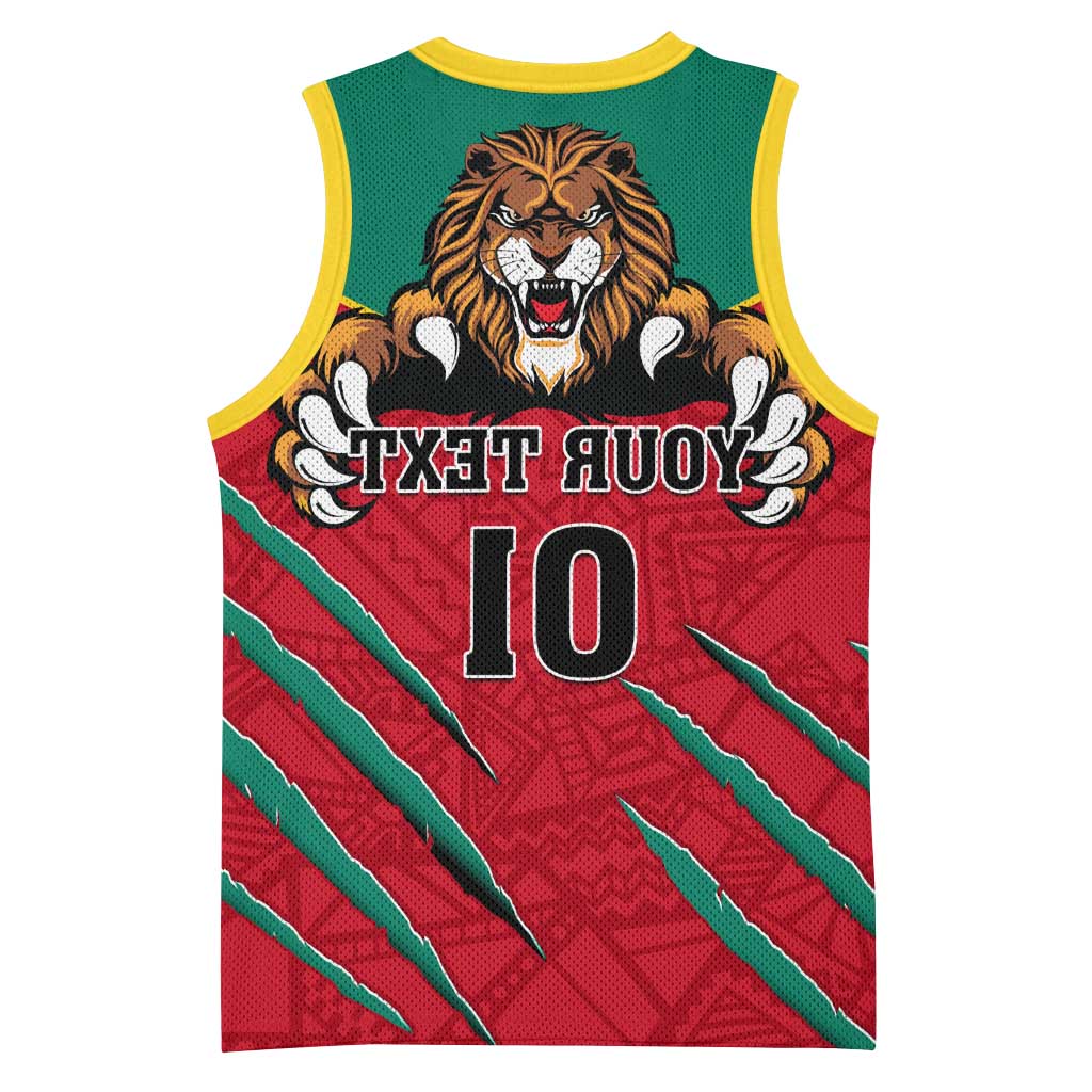 Support Les Lions Indomptables - Cameroon Football Basketball Jersey - African Pride