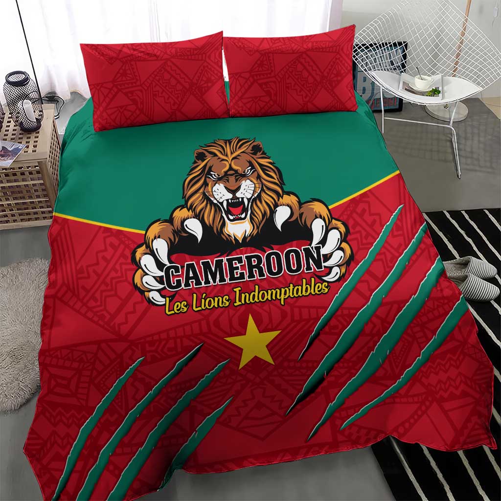 Support Les Lions Indomptables - Cameroon Football Bedding Set
