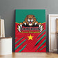 Support Les Lions Indomptables - Cameroon Football Canvas Wall Art