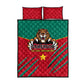 Support Les Lions Indomptables - Cameroon Football Quilt Bed Set