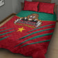 Support Les Lions Indomptables - Cameroon Football Quilt Bed Set