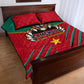 Support Les Lions Indomptables - Cameroon Football Quilt Bed Set