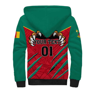 Support Les Lions Indomptables - Cameroon Football Sherpa Hoodie