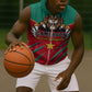 Support Les Lions Indomptables - Cameroon Football Sleeveless Zip Hoodie - African Pride