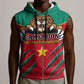 Support Les Lions Indomptables - Cameroon Football Sleeveless Zip Hoodie - African Pride