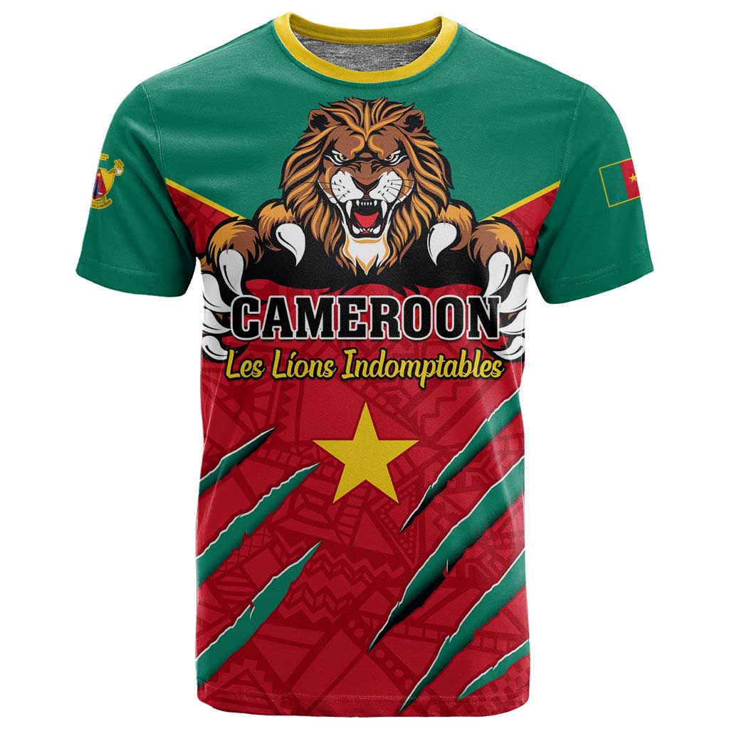 Support Les Lions Indomptables - Cameroon Football T shirt