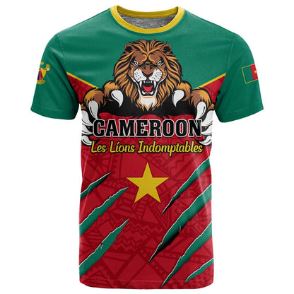 Support Les Lions Indomptables - Cameroon Football T shirt