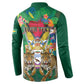 Personalized Guyana 60th Independence Day Button Sweatshirt Diamond Jubilee