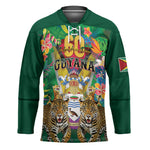 Personalized Guyana 60th Independence Day Hockey Jersey Diamond Jubilee