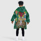 Personalized Guyana 60th Independence Day Kid Wearable Blanket Hoodie Diamond Jubilee