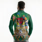 Personalized Guyana 60th Independence Day Long Sleeve Polo Shirt Diamond Jubilee