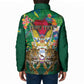 Personalized Guyana 60th Independence Day Padded Jacket Diamond Jubilee