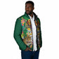 Personalized Guyana 60th Independence Day Padded Jacket Diamond Jubilee